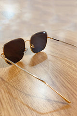 Square Metal Frame Sunglasses - Shopit4lessnow