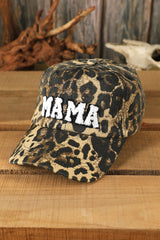 Leopard MAMA Embroidered Leopard Baseball Cap - Shopit4lessnow
