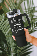 Black Mama Needs A Drink Stainless Steel Portable Cup 40oz - Shopit4lessnow