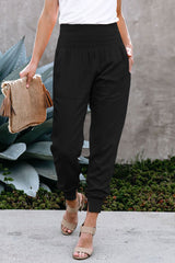 Black Pocketed Casual Joggers - Shopit4lessnow