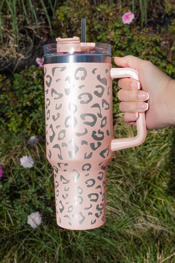 Pink Leopard Spotted 304 Stainless Double Insulated Cup 40oz - Shopit4lessnow