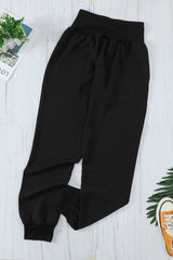 Black Pocketed Casual Joggers - Shopit4lessnow