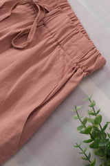 Pink Strive Pocketed Tencel Shorts - Shopit4lessnow