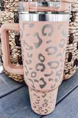 Pink Leopard Spotted 304 Stainless Double Insulated Cup 40oz - Shopit4lessnow