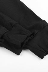 Black Pocketed Casual Joggers - Shopit4lessnow