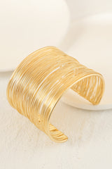 Gold Luxury Heavy Metal High Quality Open Wire Bracelet - Shopit4lessnow