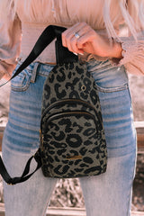 Leopard Print PU Sling Bag - Shopit4lessnow